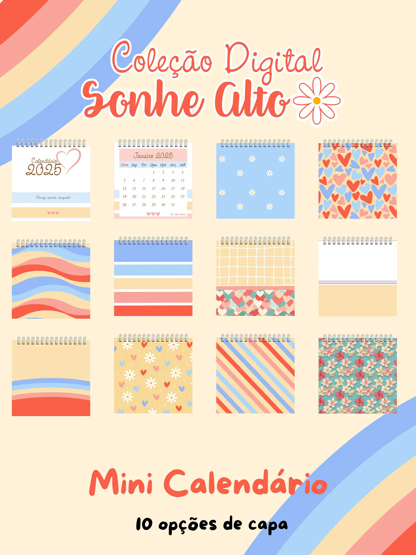 Arquivo Combo Agendas e Calendários 2025 - Coleção Sonhe Alto - GB 7