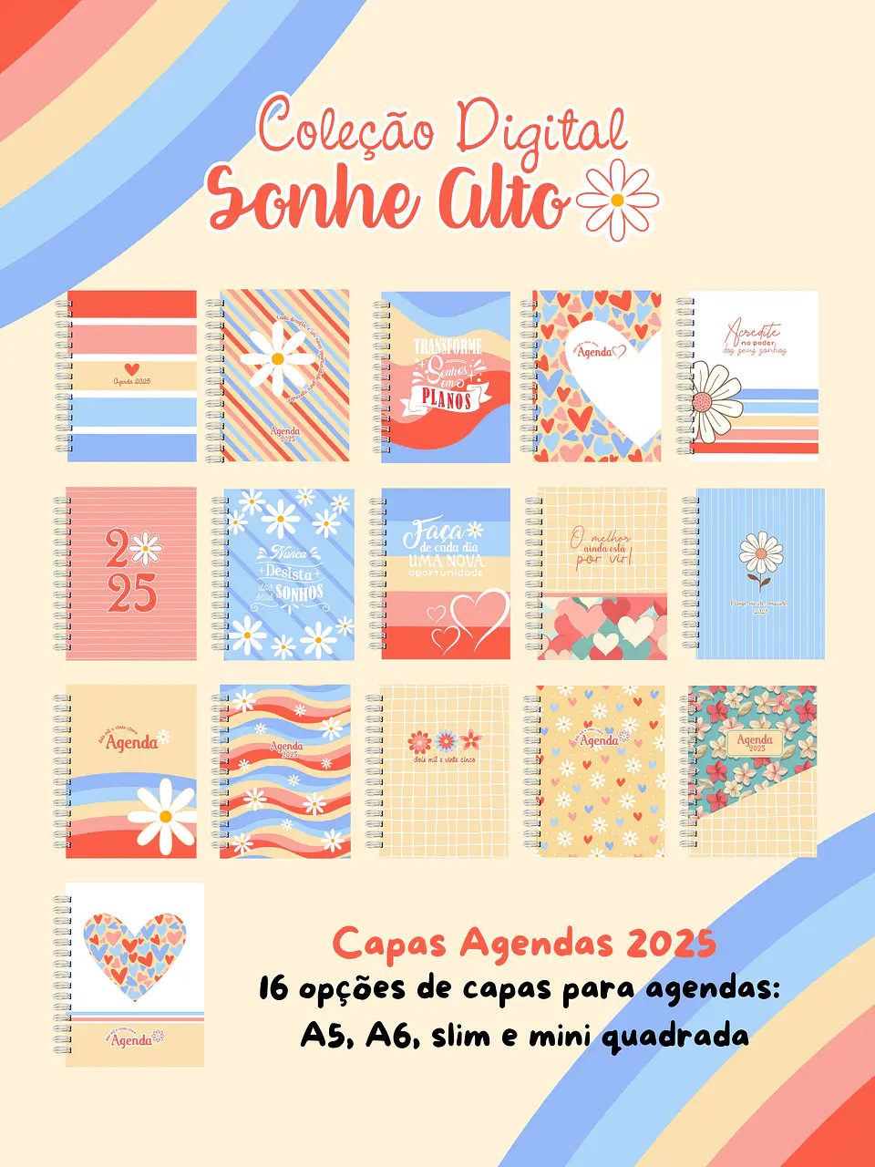 Arquivo Combo Agendas e Calendários 2025 - Coleção Sonhe Alto - GB 8