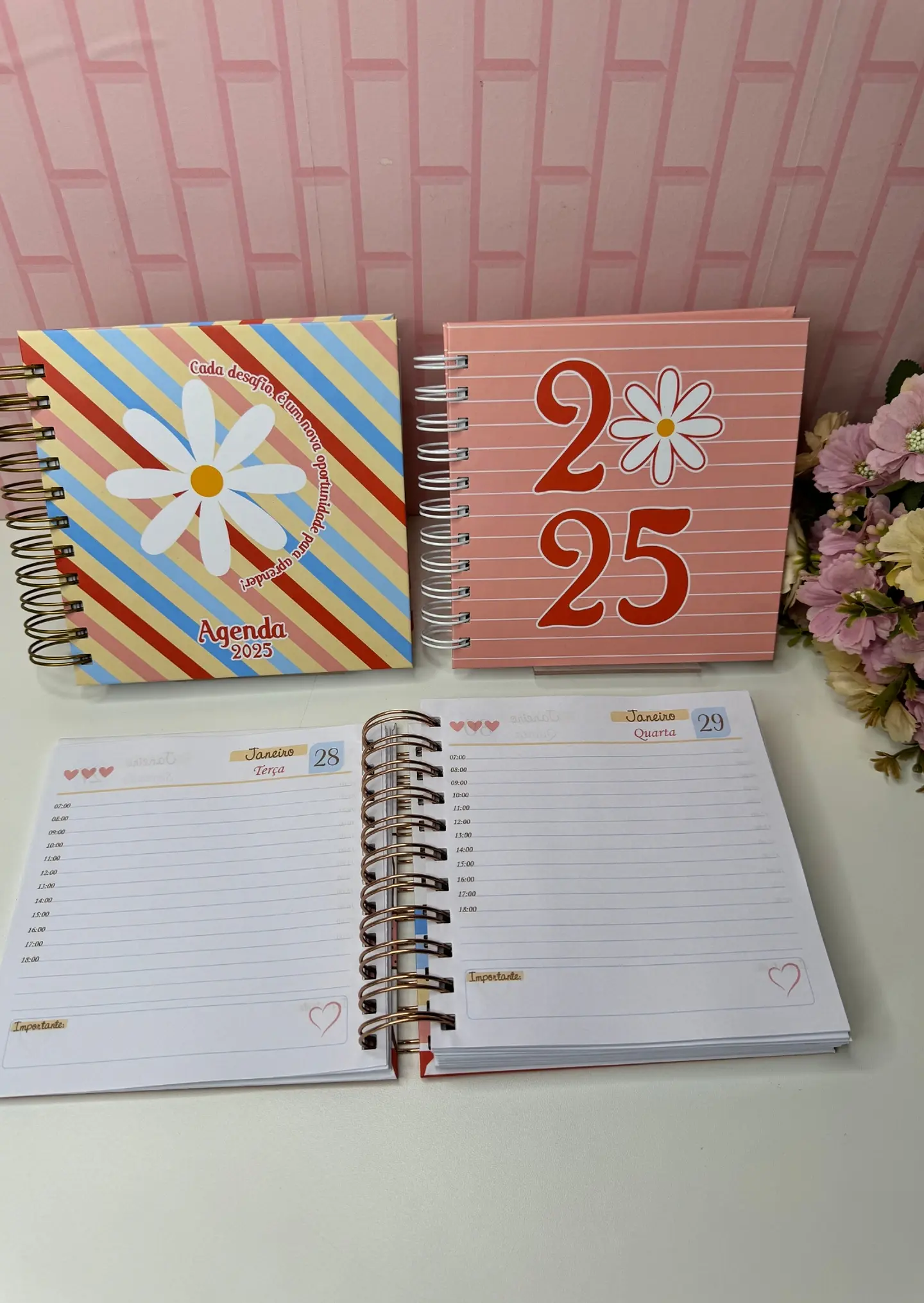 Arquivo Combo Agendas e Calendários 2025 - Coleção Sonhe Alto - GB 24