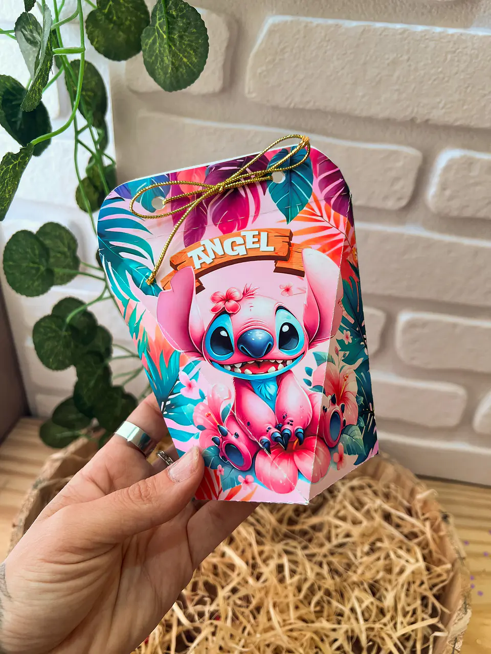 Arquivo Caixas Sextavada Stitch - ilustracin 2