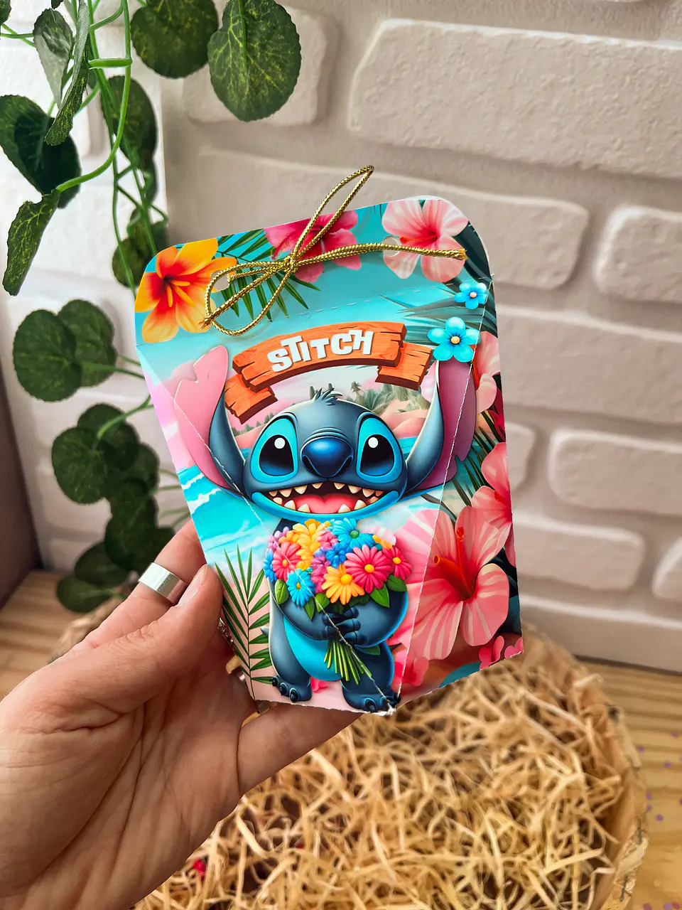 Arquivo Caixas Sextavada Stitch - ilustracin 3