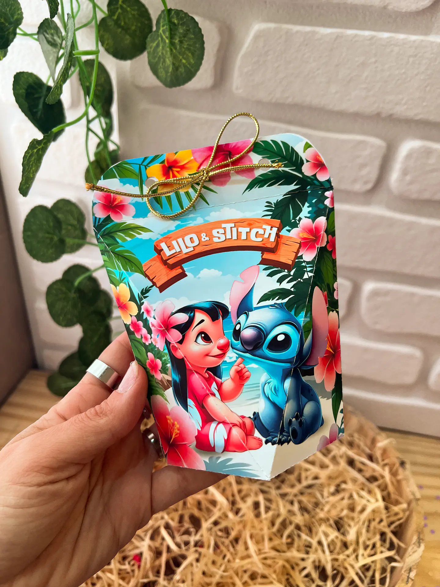 Arquivo Caixas Sextavada Stitch - ilustracin 4