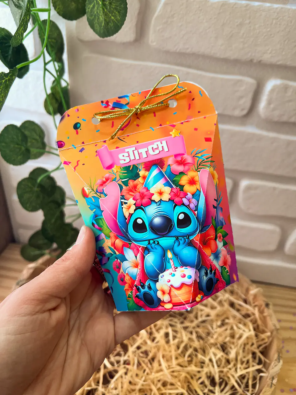 Arquivo Caixas Sextavada Stitch - ilustracin 6