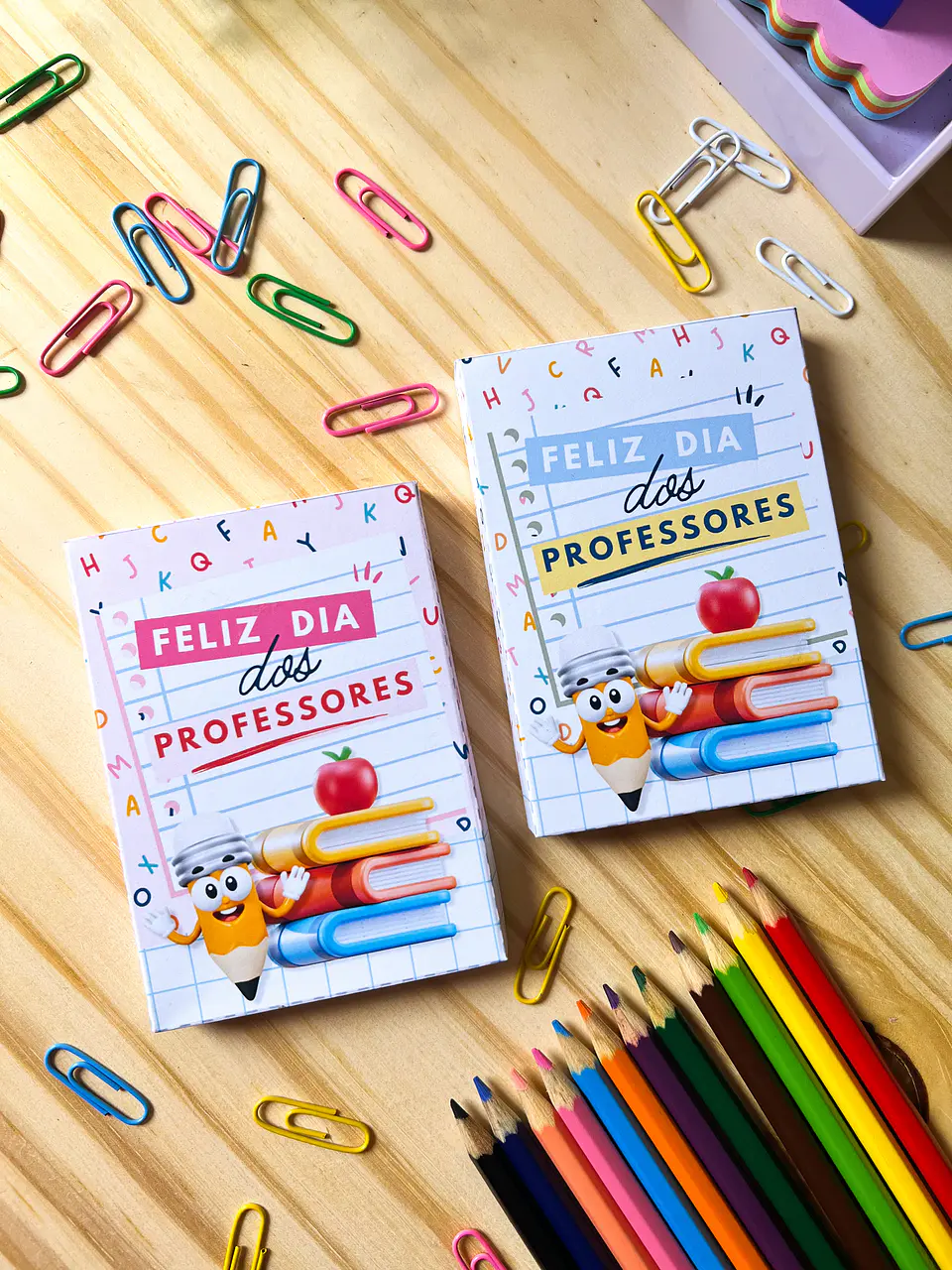 Arquivo Dia dos Professores Caixa Bloquinho - Ilustracin 2