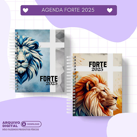 Arquivo Agenda Cristã Masculina 2025 - Luminous