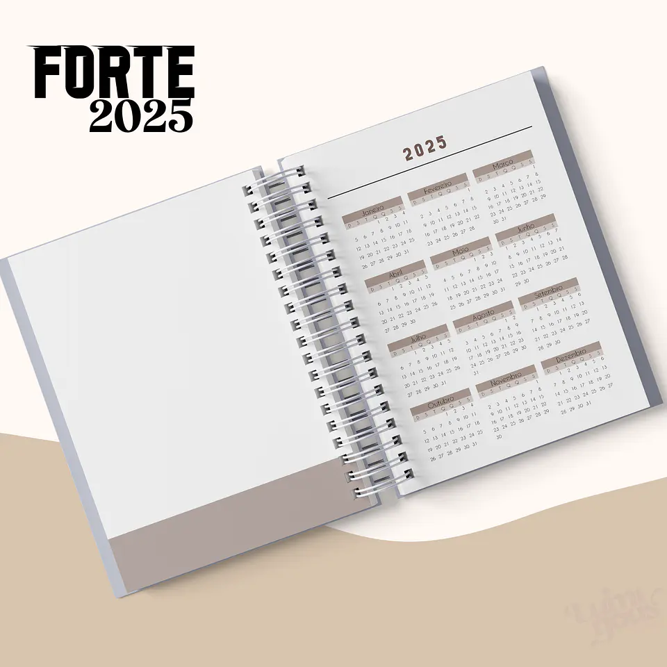 Arquivo Agenda Cristã Masculina 2025 - Luminous 6