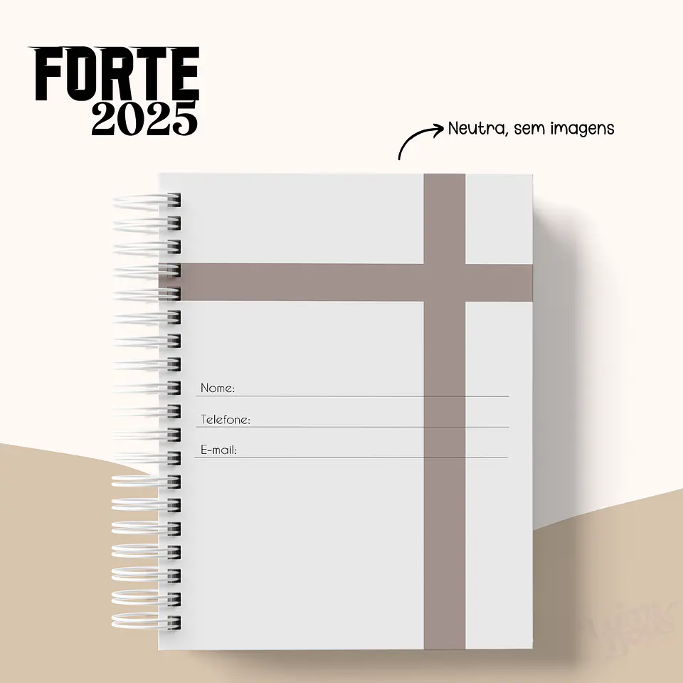 Arquivo Agenda Cristã Masculina 2025 - Luminous 15