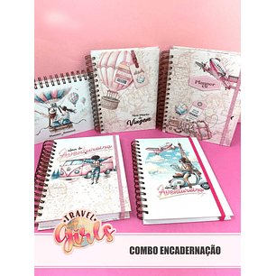 Arquivo Combo Encadernação Travel Girls - TITA