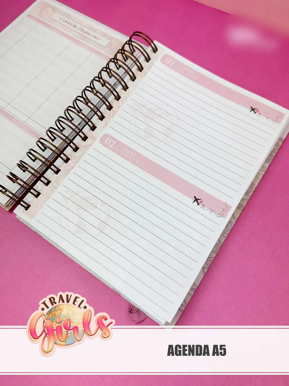 Arquivo Combo Encadernação Travel Girls 3