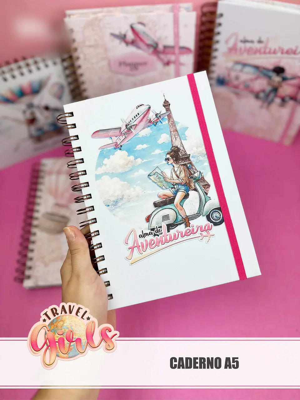Arquivo Combo Encadernação Travel Girls 12