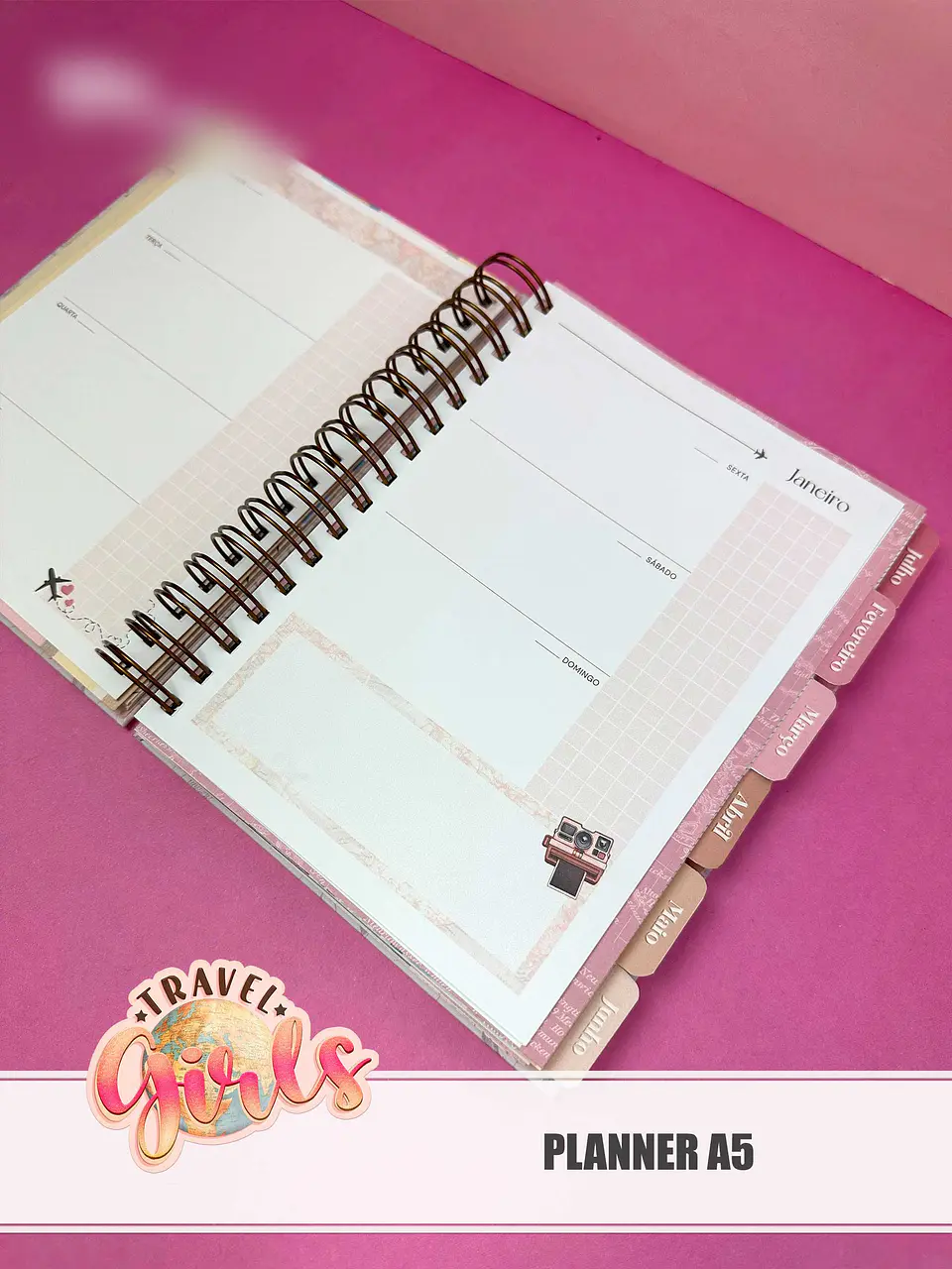 Arquivo Combo Encadernação Travel Girls 17