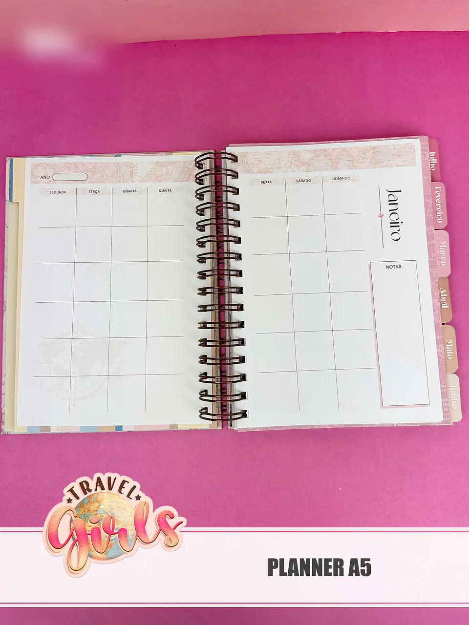 Arquivo Combo Encadernação Travel Girls 18