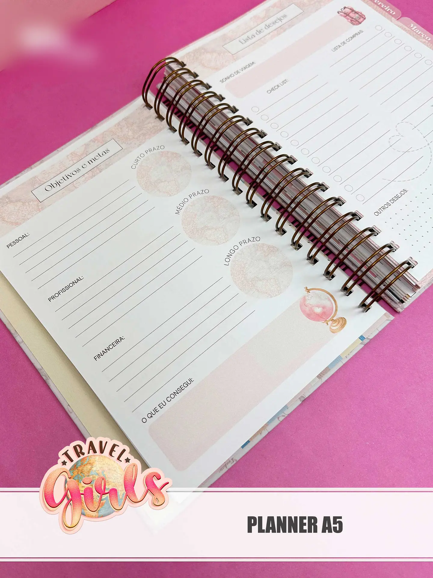 Arquivo Combo Encadernação Travel Girls 19