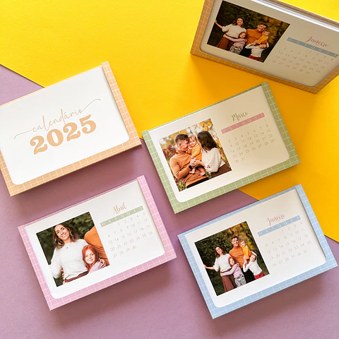 Arquivo Clendário de Mesa com Foto 2025 - tudo pra papelaria