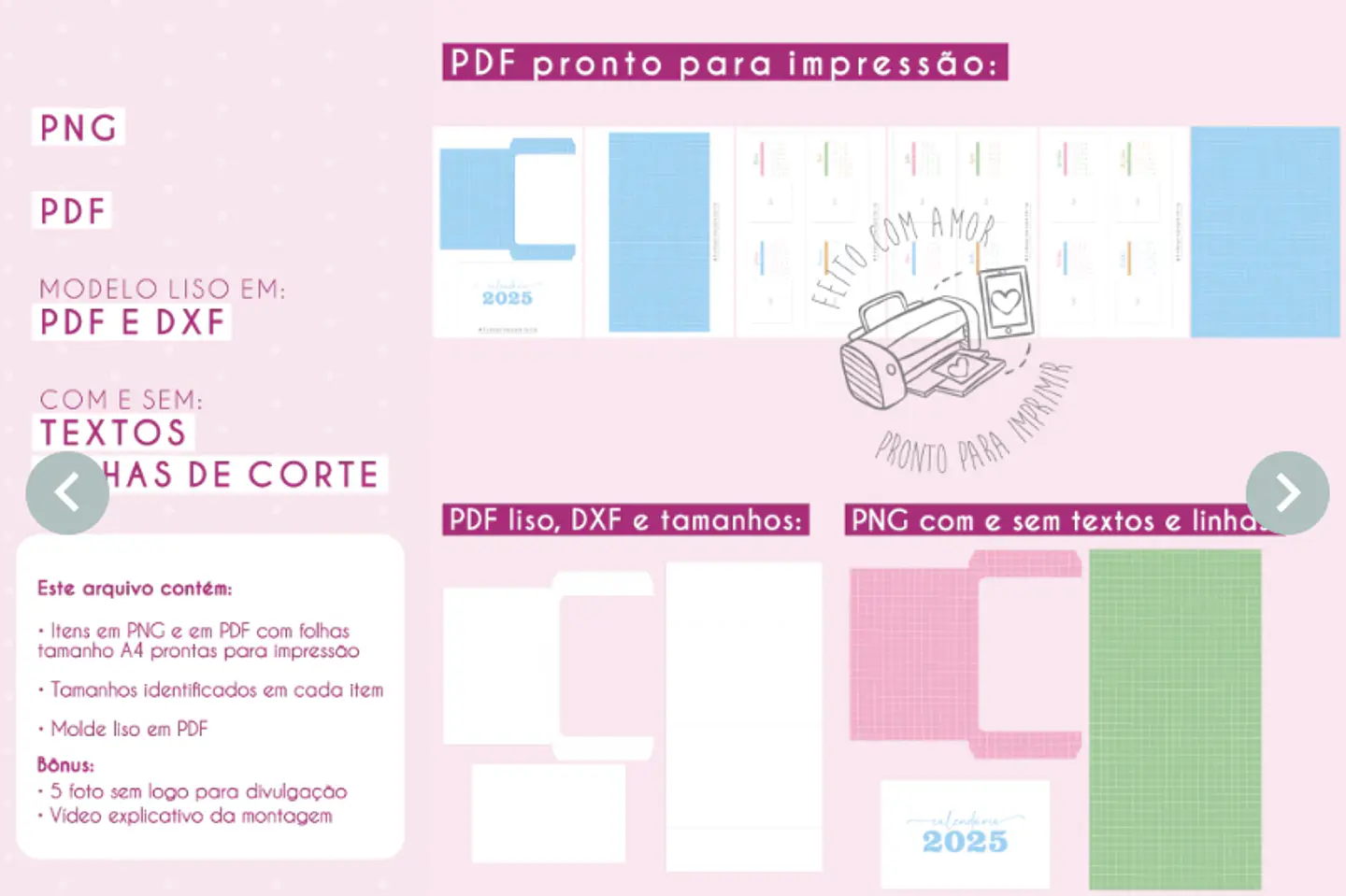 Arquivo Clendário de Mesa com Foto 2025 - tudo pra papelaria 2