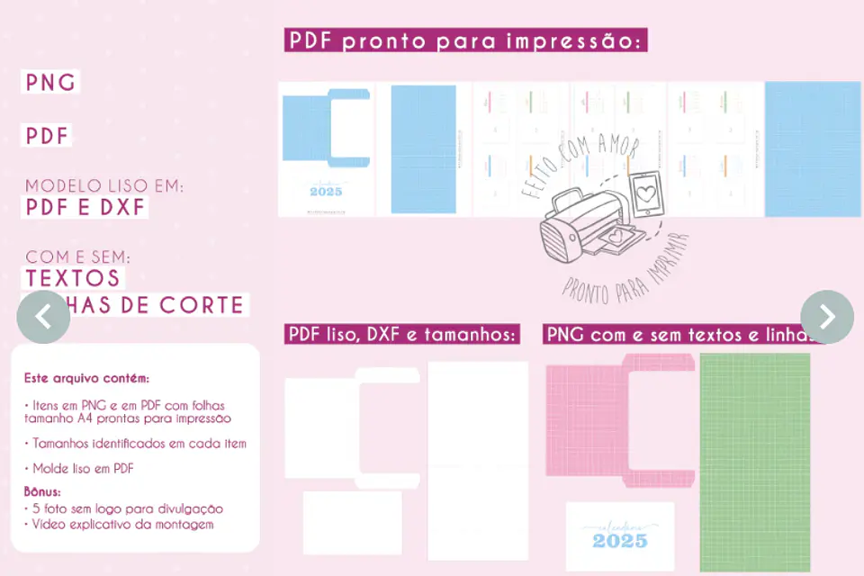 Arquivo Clendário de Mesa com Foto 2025 - tudo pra papelaria 2