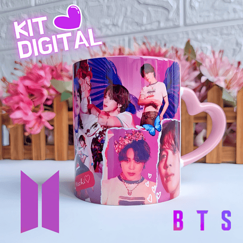 Arquivo Canecas Combo BTS - 20 artes