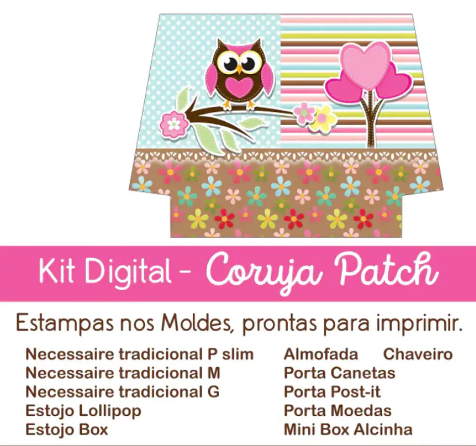 Arquivo Combo Sublimação Dia dos Professores Corujinha Patch - Casinha da Estampa 1