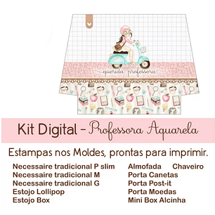 Arquivo Combo Sublimação Dia dos Professores Aquarela - casinha da estampa