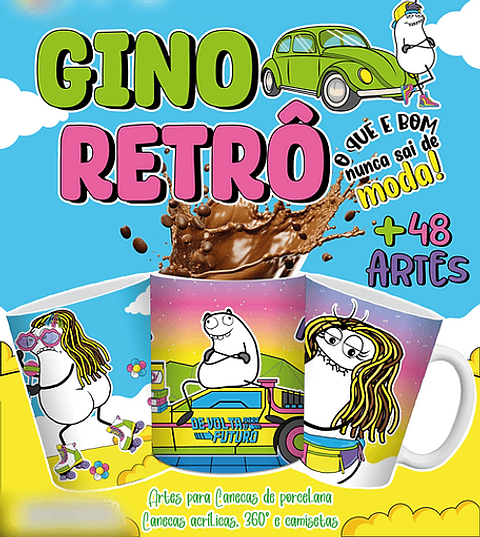 Arquivo Canecas Gino Retrô Anos 80 - originale