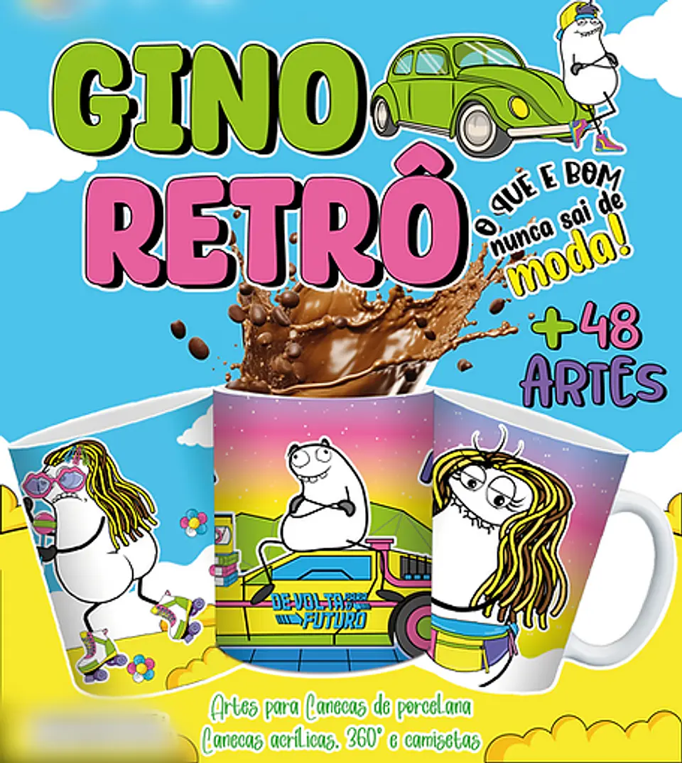Arquivo Canecas Gino Retrô Anos 80 - originale 1