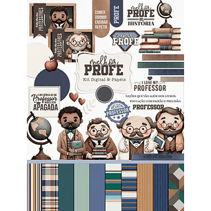 Kit Digital Dia dos Professores Melhor profe - tita