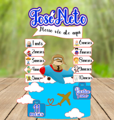 Arquivo Topo de bolo Aviador