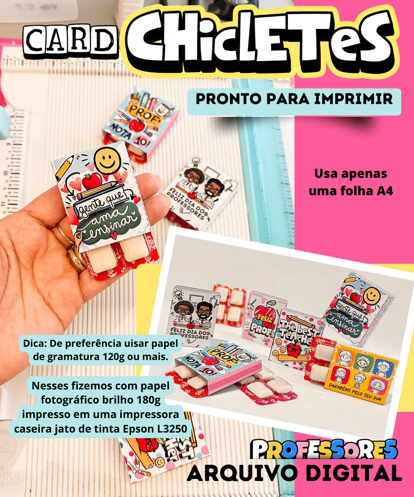 Arquivo Dia dos Professores Card Chicletes - pandoca 2