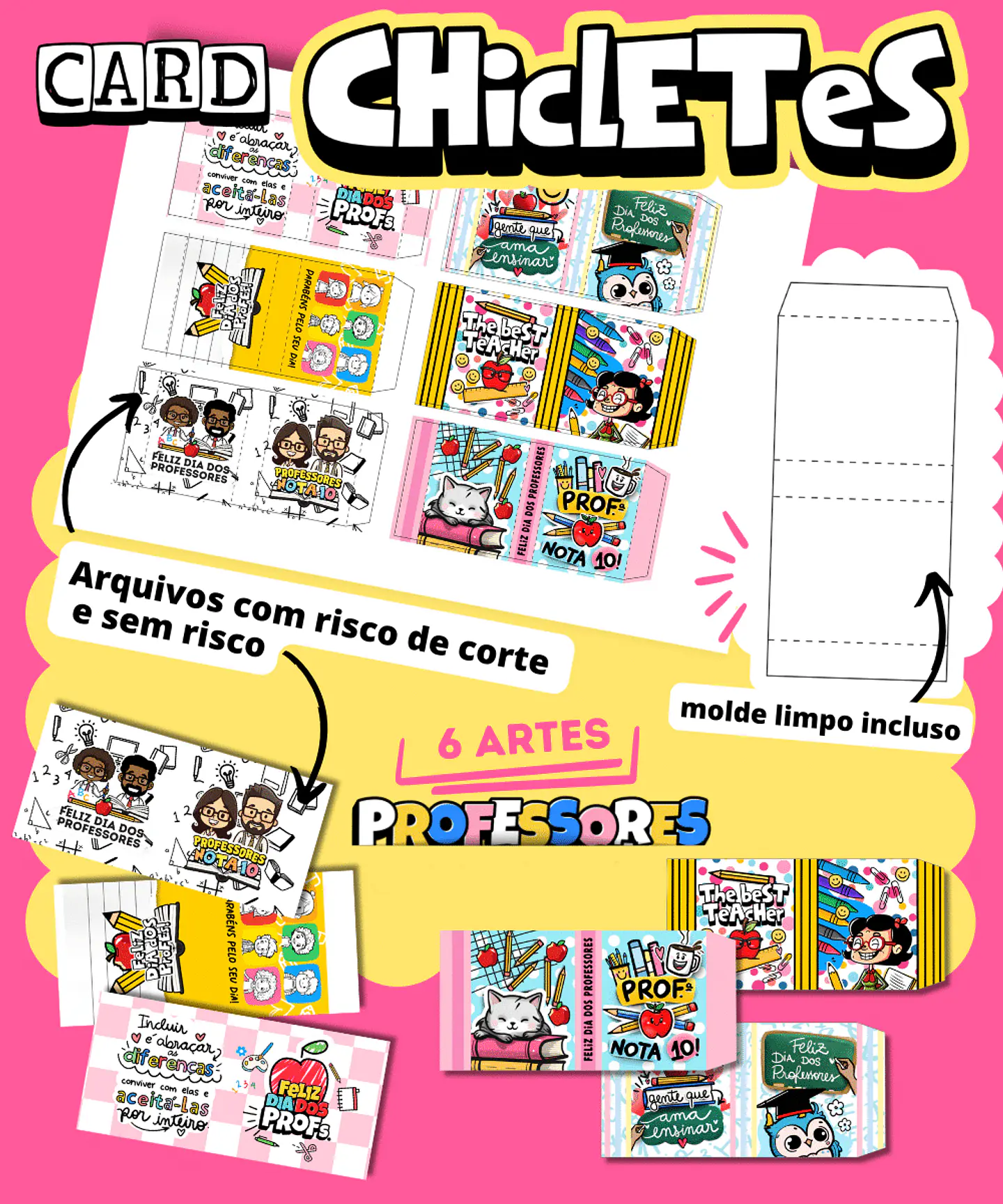 Arquivo Dia dos Professores Card Chicletes - pandoca 6