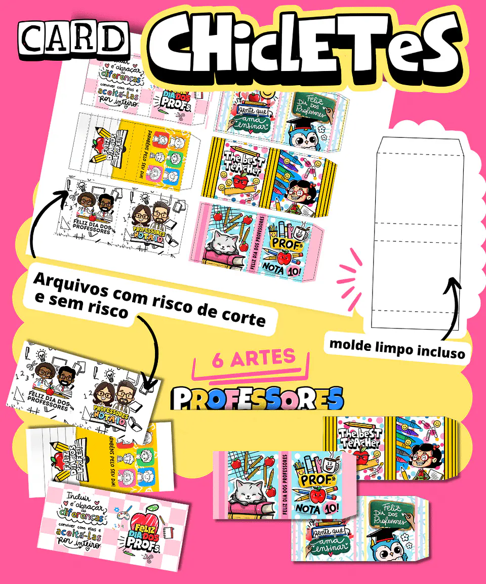 Arquivo Dia dos Professores Card Chicletes - pandoca 6