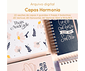 Arquivo Combo Capas A5, A6, 18x18 e Slim | Harmonia - papel sorriso