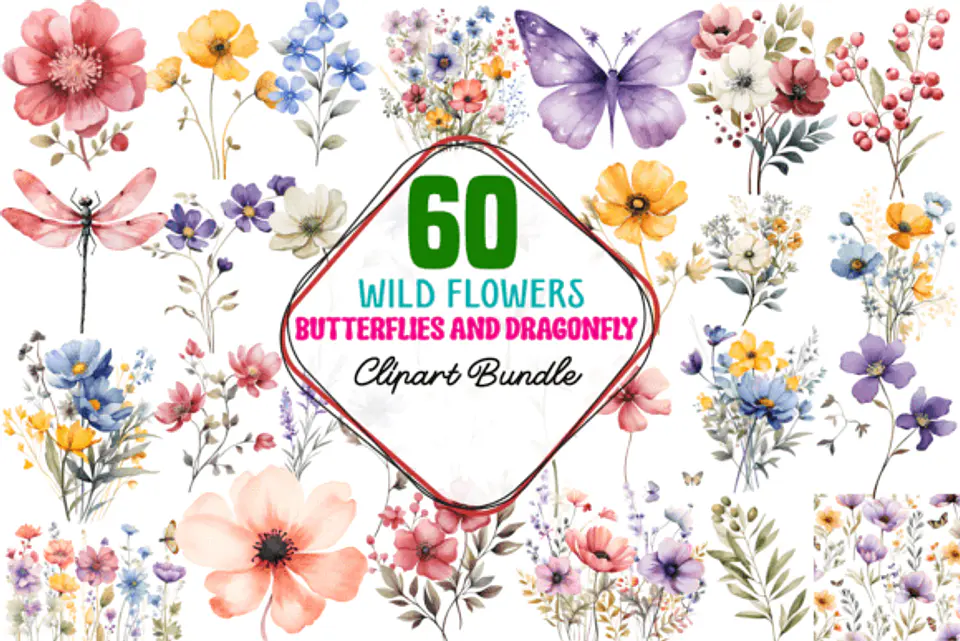 Kit Digital Floral Delicada 1