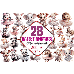 Kit Digital Balé dos Animais - Bailarinas