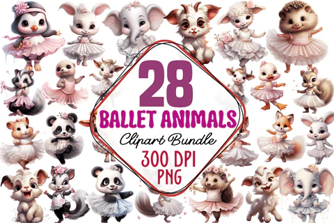 Kit Digital Balé dos Animais - Bailarinas