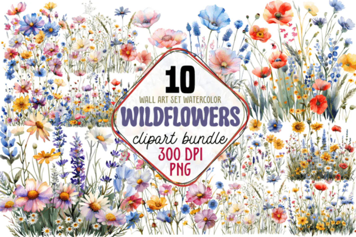 Kit Digital Floral Delicada 1