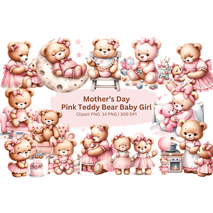 Kit Digital Ursinha Rosa