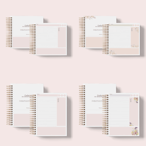 Arquivo Caderno de Ministrações A5 e 18x18 - papel amado