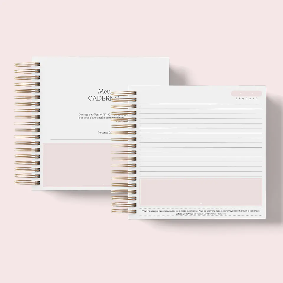 Arquivo Miolo Caderno Pautado com Versículos A5 e 18x18 - papel amado 10