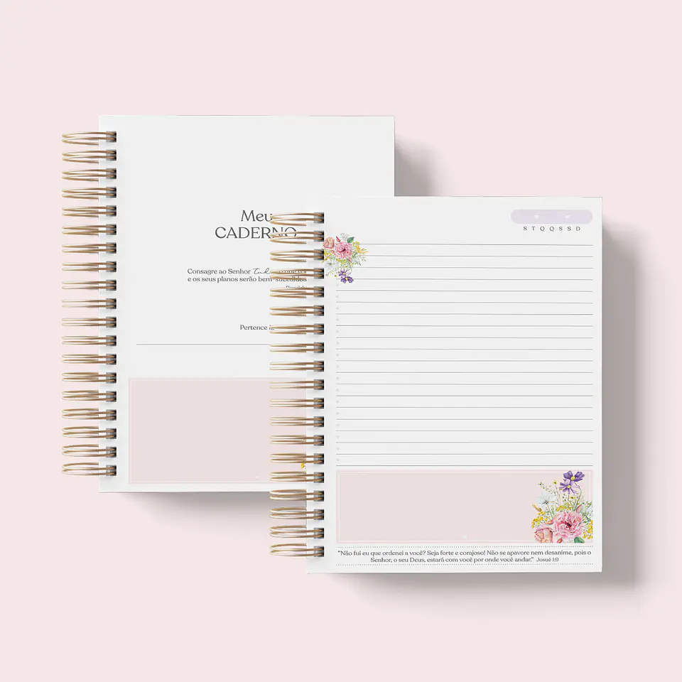 Arquivo Miolo Caderno Pautado com Versículos A5 e 18x18 - papel amado 11
