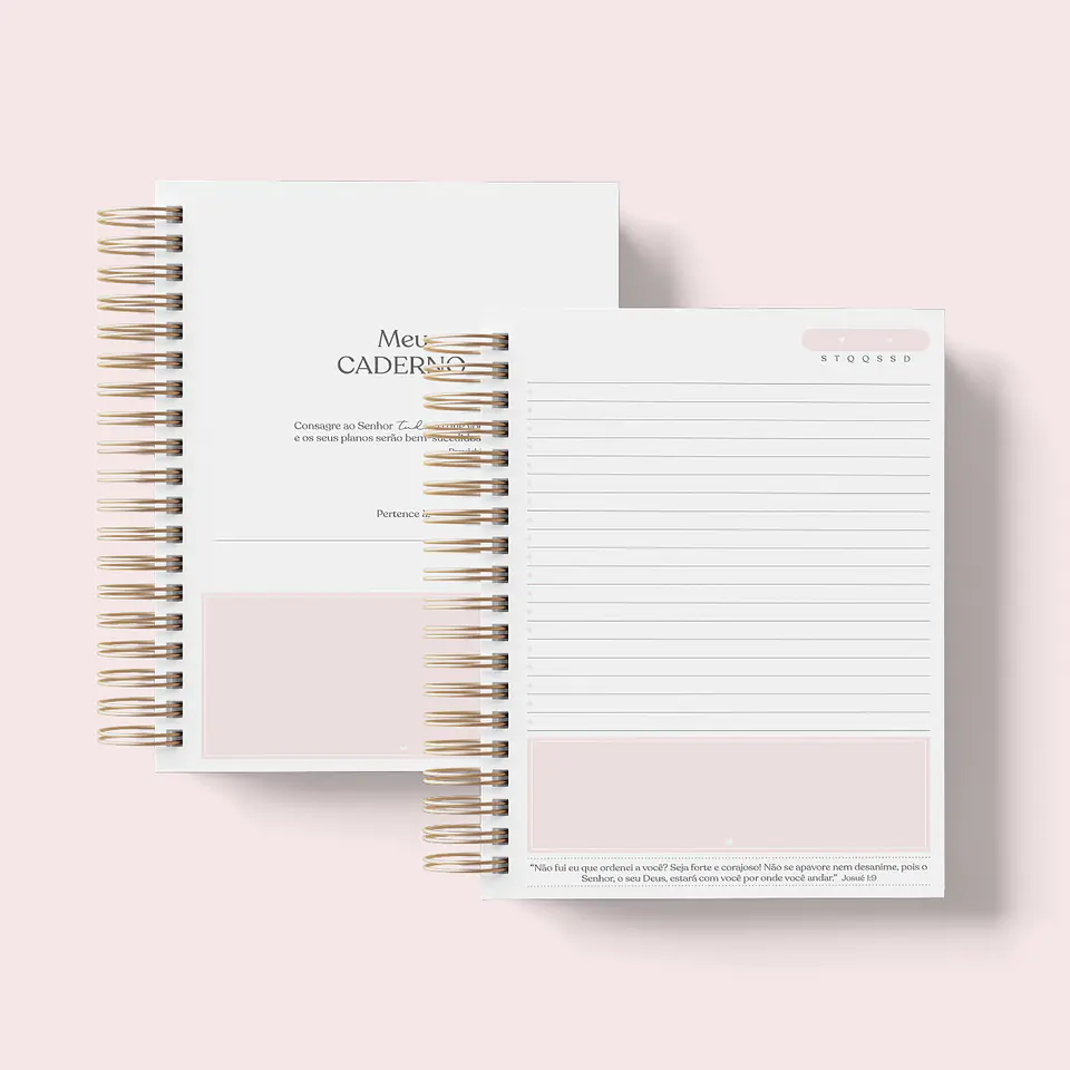 Arquivo Miolo Caderno Pautado com Versículos A5 e 18x18 - papel amado 12