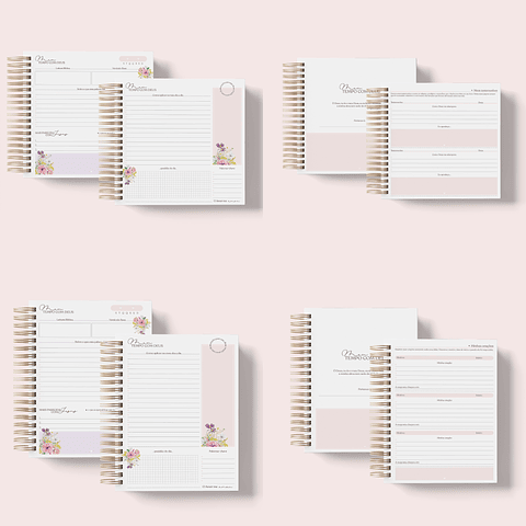 Arquivo Miolo Diário Devocional A5 e 18X18 Coleção Devocional - papel amado