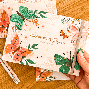 Arquivo Encadernação Coleção Purpose - Planner de Estudos - Papel Amado