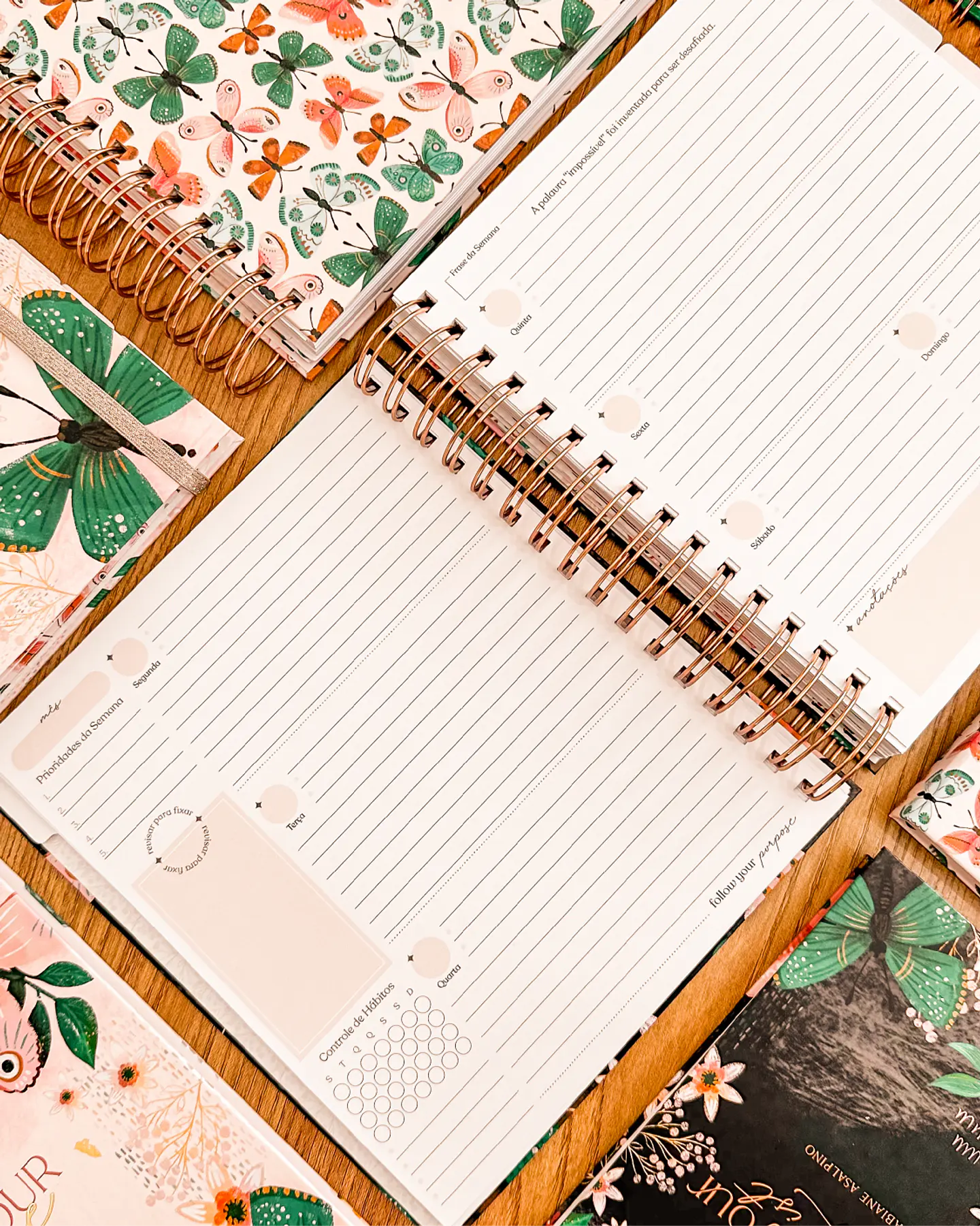 Arquivo Encadernação Coleção Purpose - Planner de Estudos - Papel Amado 8