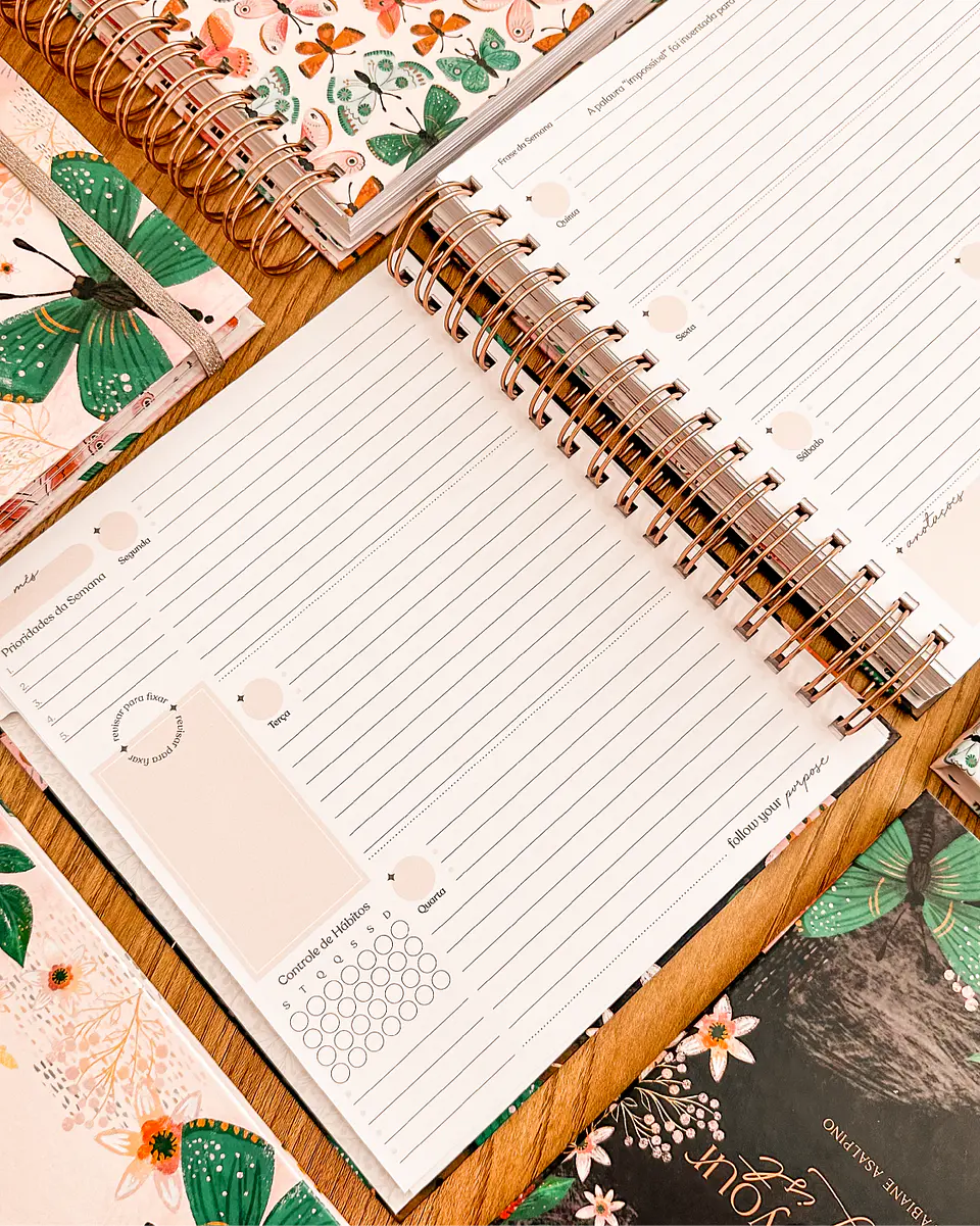 Arquivo Encadernação Coleção Purpose - Planner de Estudos - Papel Amado 13