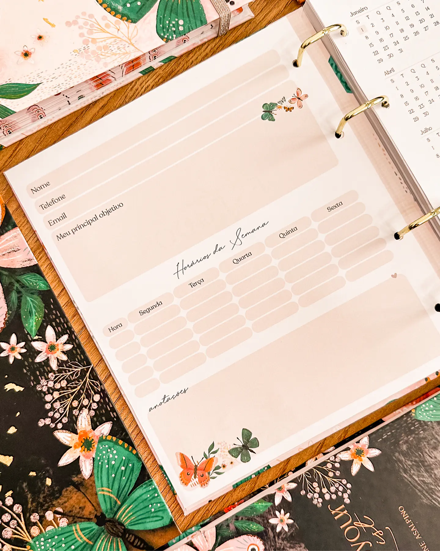 Arquivo Encadernação Coleção Purpose - Planner de Estudos - Papel Amado 17