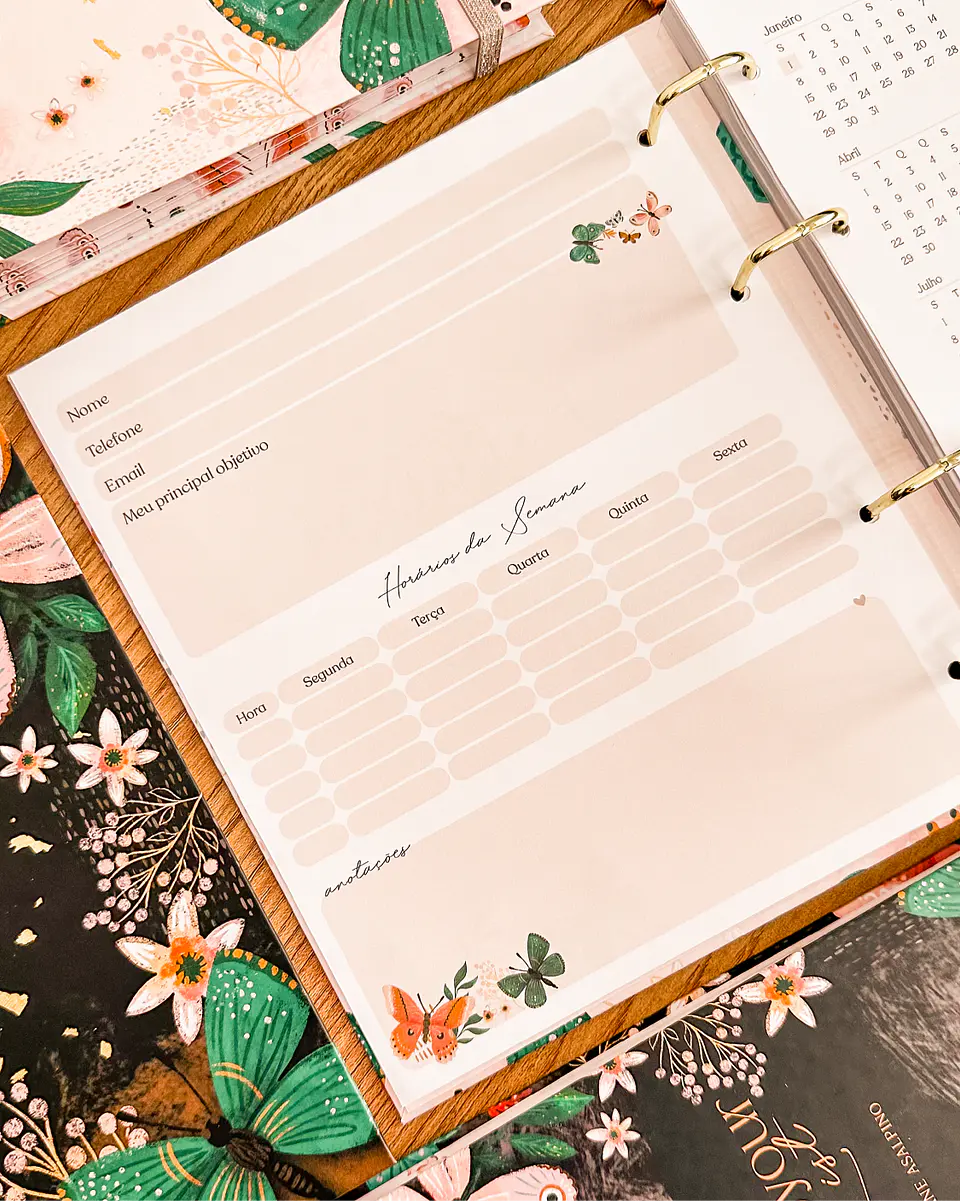 Arquivo Encadernação Coleção Purpose - Planner de Estudos - Papel Amado 17