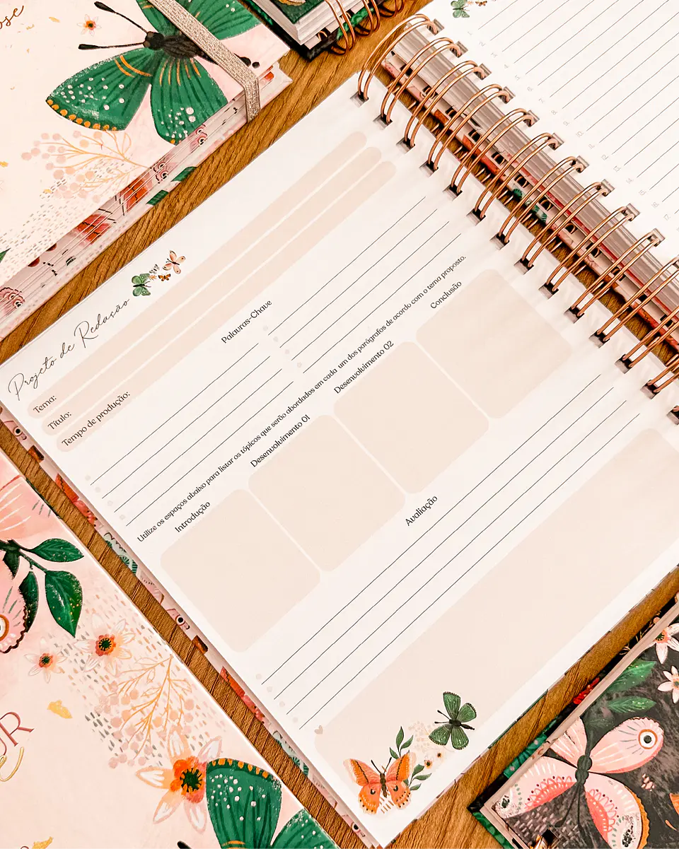 Arquivo Encadernação Coleção Purpose - Planner de Estudos - Papel Amado 19