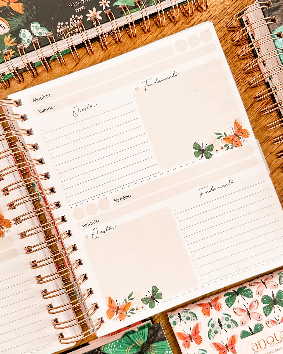 Arquivo Encadernação Coleção Purpose - Planner de Estudos - Papel Amado 20