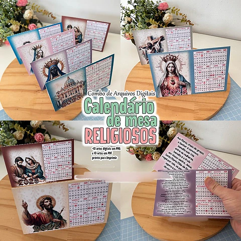 Arquivo Calendário de Mesa 2025 Religioso - a sua maneira