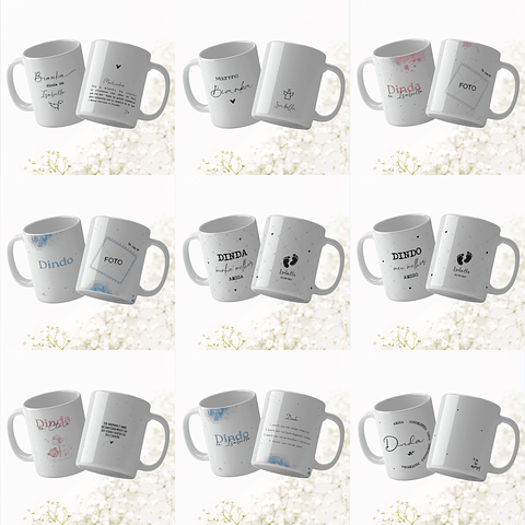 Arquivo Combo Canecas Dindos - Gabriella